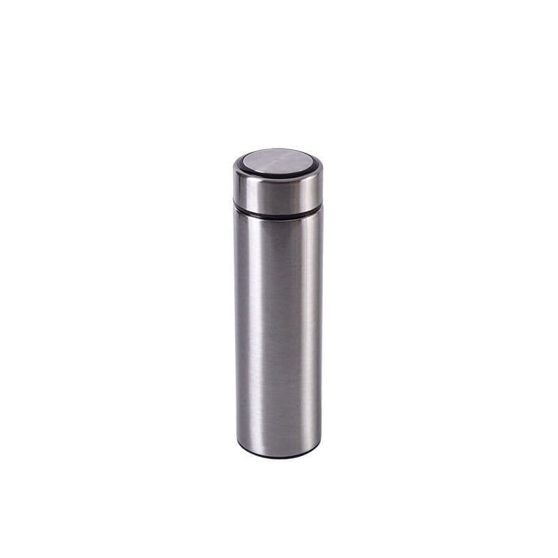 image-304 double-layer straight cup, intelligent temperature measuring thermos cup, temperature display straight cup, stainless steel water cup, business gifts