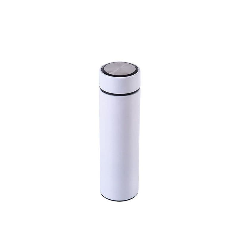image-304 double-layer straight cup, intelligent temperature measuring thermos cup, temperature display straight cup, stainless steel water cup, business gifts