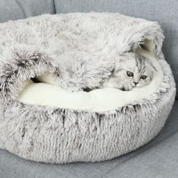 image-Winter warm shell cat litter pet cat bed deep sleep semi-enclosed kennel dog bed cat supplies wholesale