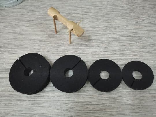 image-Manufacturers supply felt cartoon elk water-absorbing insulation pad, coaster set, felt tea coaster, placemat wholesale