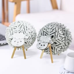 image-Manufacturers supply felt cartoon elk water-absorbing insulation pad, coaster set, felt tea coaster, placemat wholesale