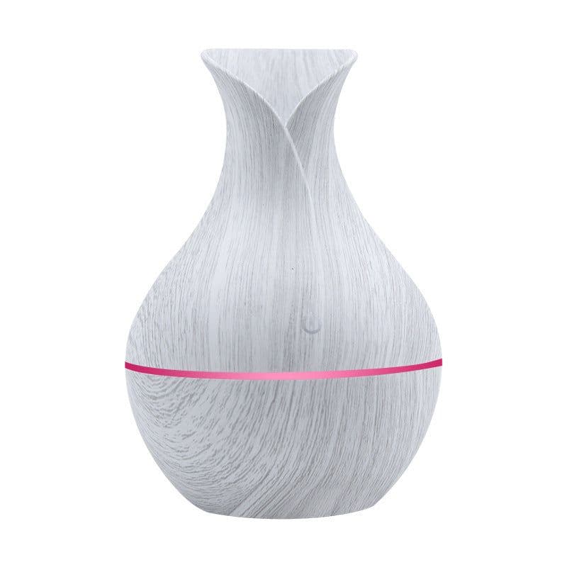 image-5V vase household colorful humidifier wood grain aroma diffuser usb humidifier atomizer factory direct sales