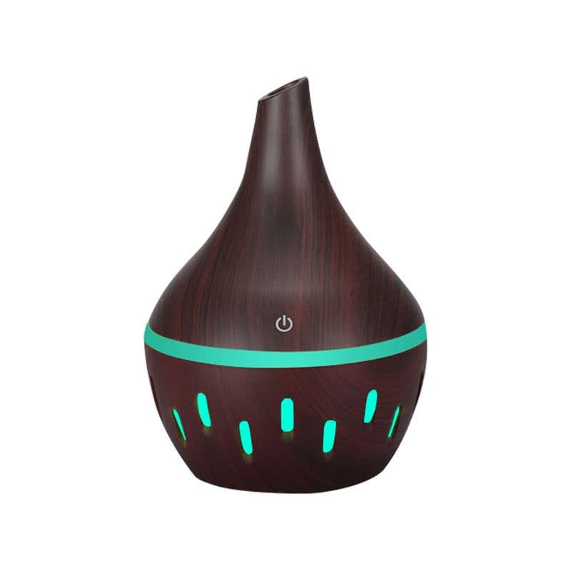 image-5V vase household colorful humidifier wood grain aroma diffuser usb humidifier atomizer factory direct sales