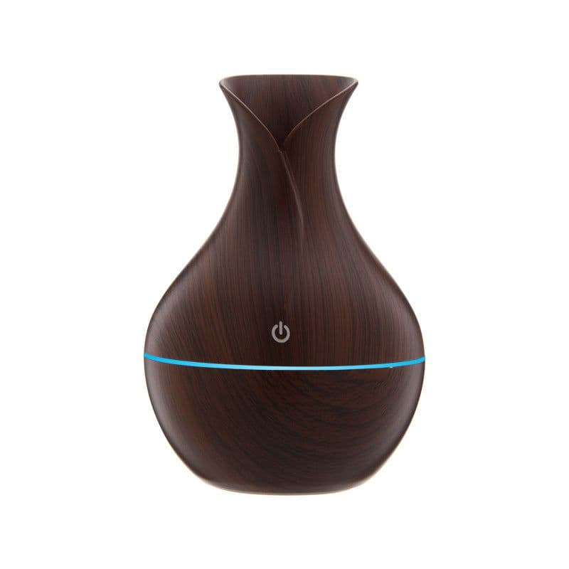 image-5V vase household colorful humidifier wood grain aroma diffuser usb humidifier atomizer factory direct sales