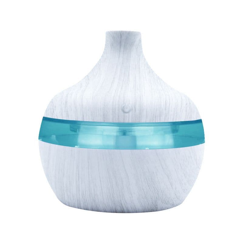 image-5V vase household colorful humidifier wood grain aroma diffuser usb humidifier atomizer factory direct sales