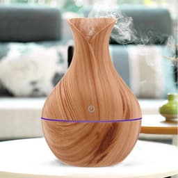 image-5V vase household colorful humidifier wood grain aroma diffuser usb humidifier atomizer factory direct sales