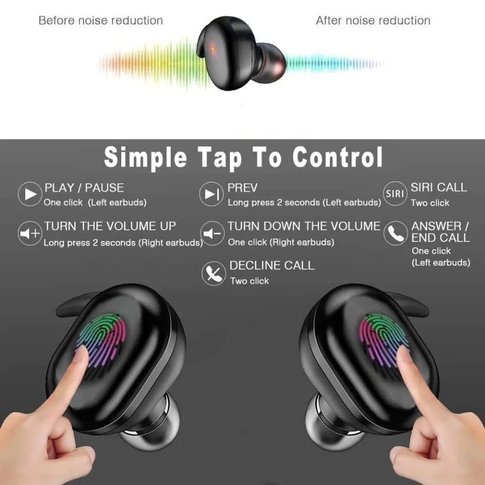 image-Wireless bluetooth headset Y30 binaural in-ear TWS4 stereo mini headset for listening to music and calling