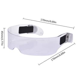image-LED luminous glasses Christmas party bar music festival dance party glasses luminous goggles Christmas glasses