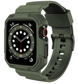 image-Suitable for Apple Watch Strap Frosted One Strap TPU Apple Strap iWatch1-6 Generation Square Buckle Wristband