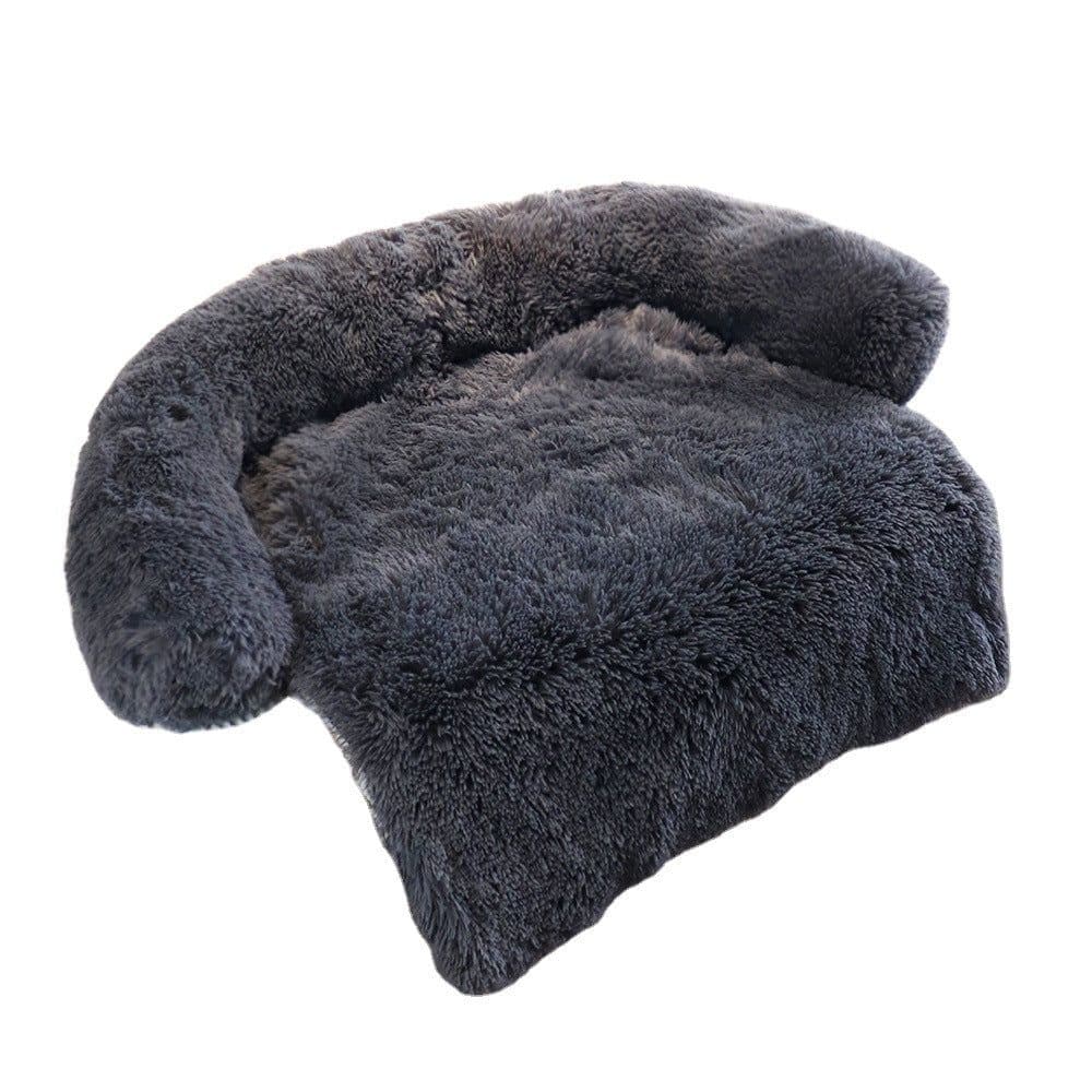 image-Amazon Explosion Plush Blanket Doghouse Sofa Cushion Doghouse Cushion One-piece Pet Kennel Removable and Washable Dog Bed