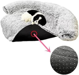 image-Amazon Explosion Plush Blanket Doghouse Sofa Cushion Doghouse Cushion One-piece Pet Kennel Removable and Washable Dog Bed