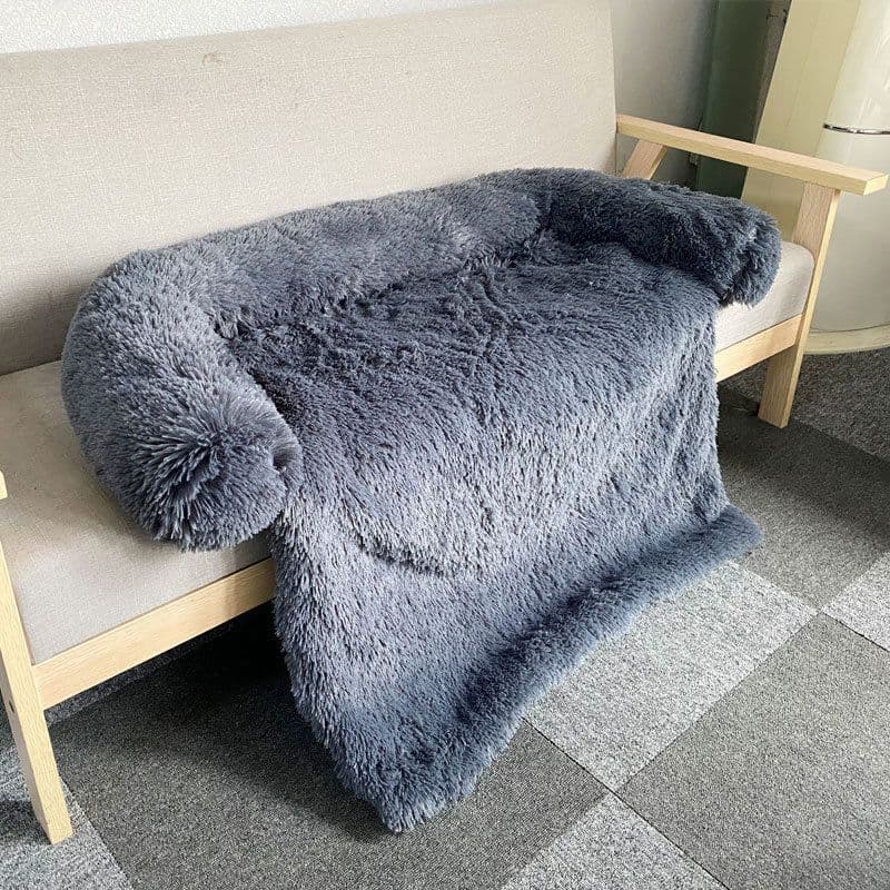 image-Amazon Explosion Plush Blanket Doghouse Sofa Cushion Doghouse Cushion One-piece Pet Kennel Removable and Washable Dog Bed