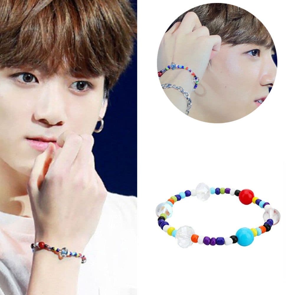 image-JUNG KOOK Tian Junguo Bracelet Love Yourself World Tour the same jewelry beaded bracelet