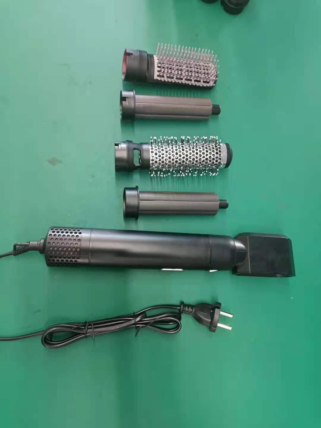image-The new cross-border multifunctional five-in-one multi-head hot air comb, automatic hair curling iron, hair-absorbing air curling iron does not hurt your hair