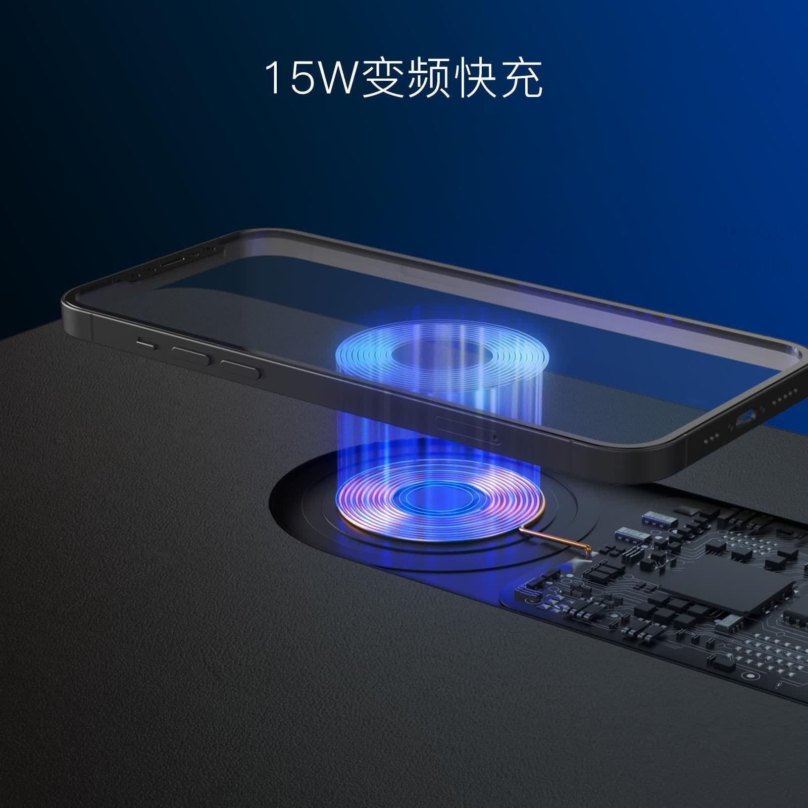 image-MC3 wireless charging heating mouse pad mobile phone charger 15W