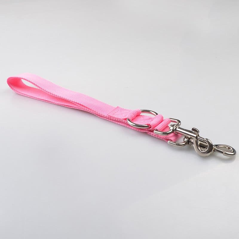 image-Manufacturers really supply wholesale dogs with one lead two double head leash mini dog polyester leash dog leash Amazon