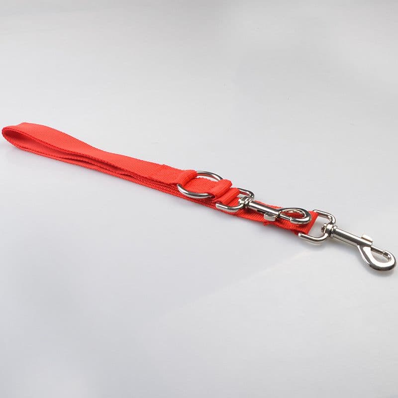 image-Manufacturers really supply wholesale dogs with one lead two double head leash mini dog polyester leash dog leash Amazon