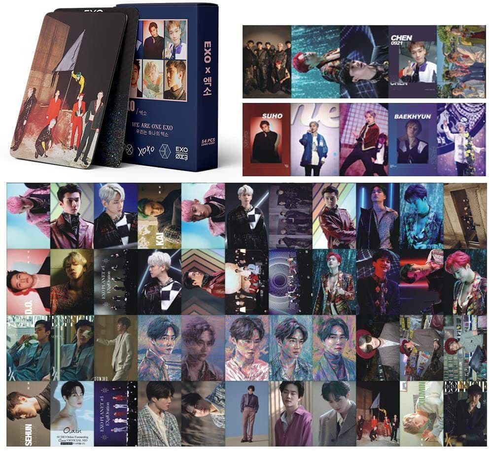 image-LOMO card 2021 cross-border Korean combination GOT7 STRAYKIDS TWICE NCT127 BE 54