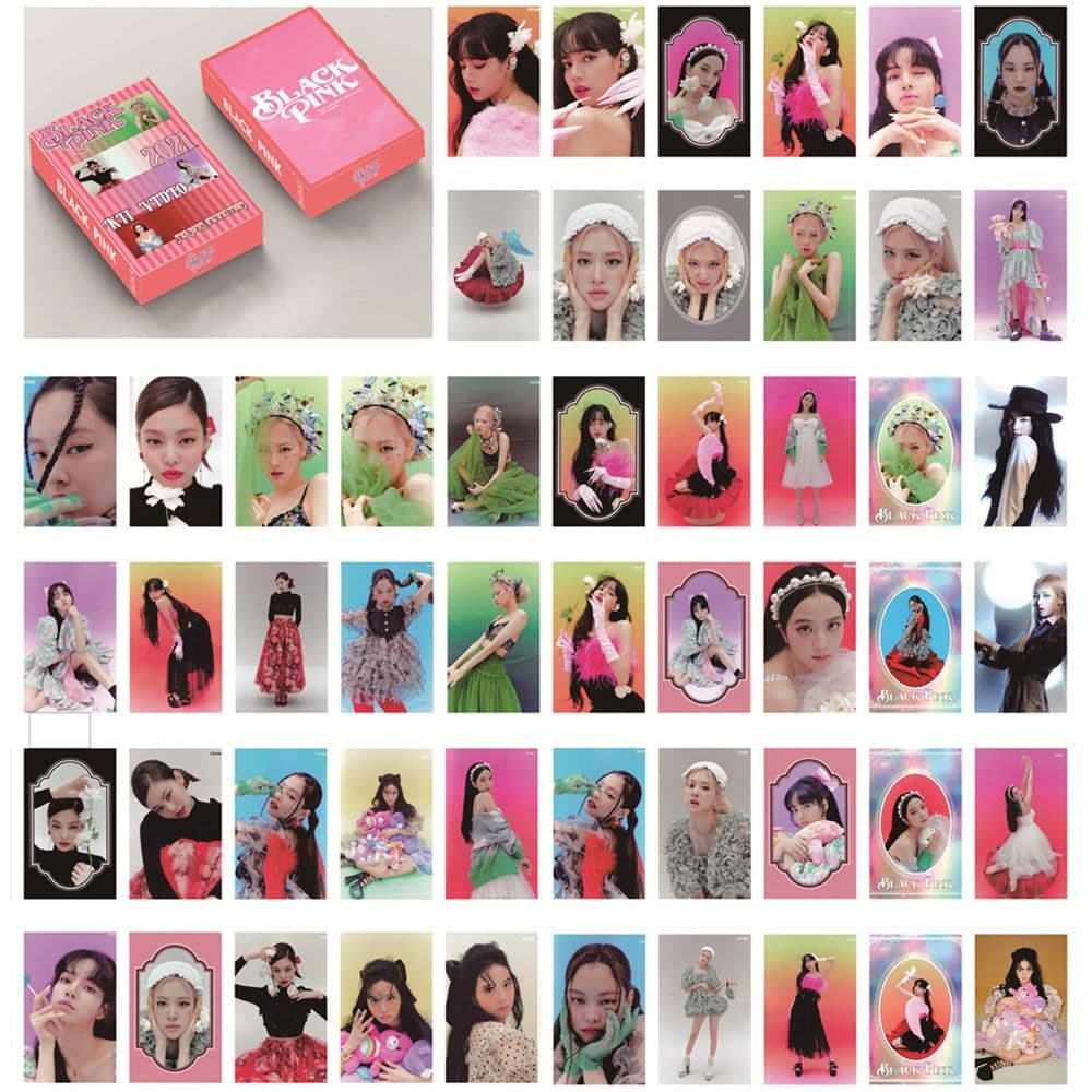 image-LOMO card 2021 cross-border Korean combination GOT7 STRAYKIDS TWICE NCT127 BE 54