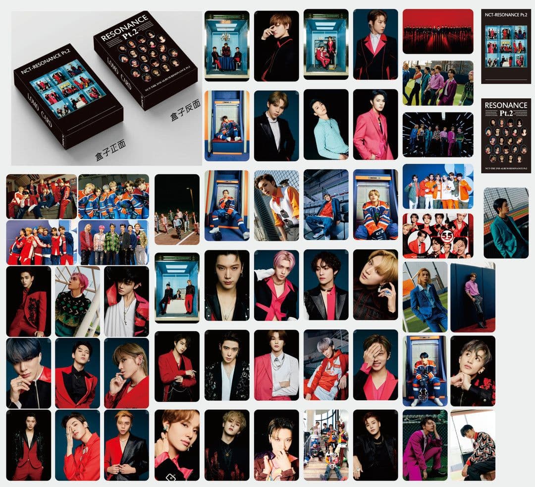 image-LOMO card 2021 cross-border Korean combination GOT7 STRAYKIDS TWICE NCT127 BE 54