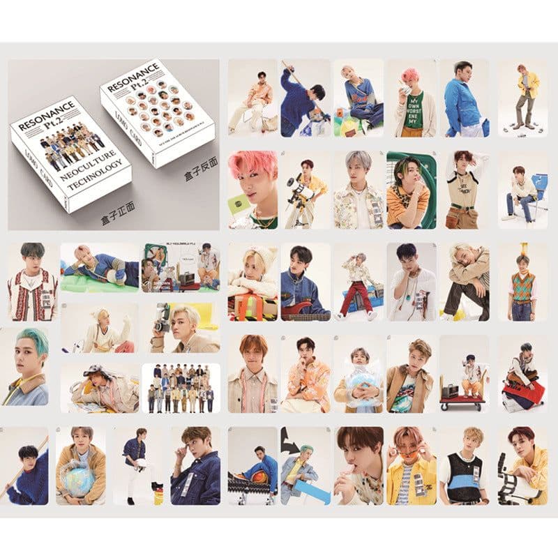 image-LOMO card 2021 cross-border Korean combination GOT7 STRAYKIDS TWICE NCT127 BE 54