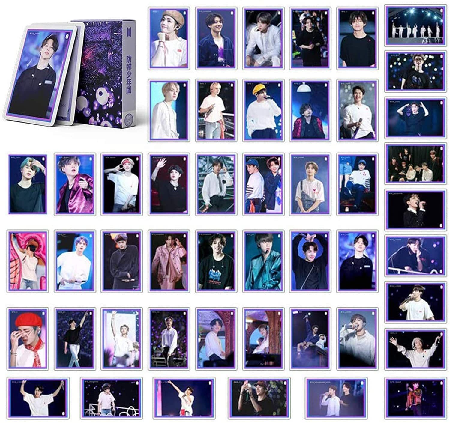 image-LOMO card 2021 cross-border Korean combination GOT7 STRAYKIDS TWICE NCT127 BE 54