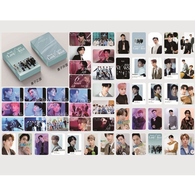image-LOMO card 2021 cross-border Korean combination GOT7 STRAYKIDS TWICE NCT127 BE 54