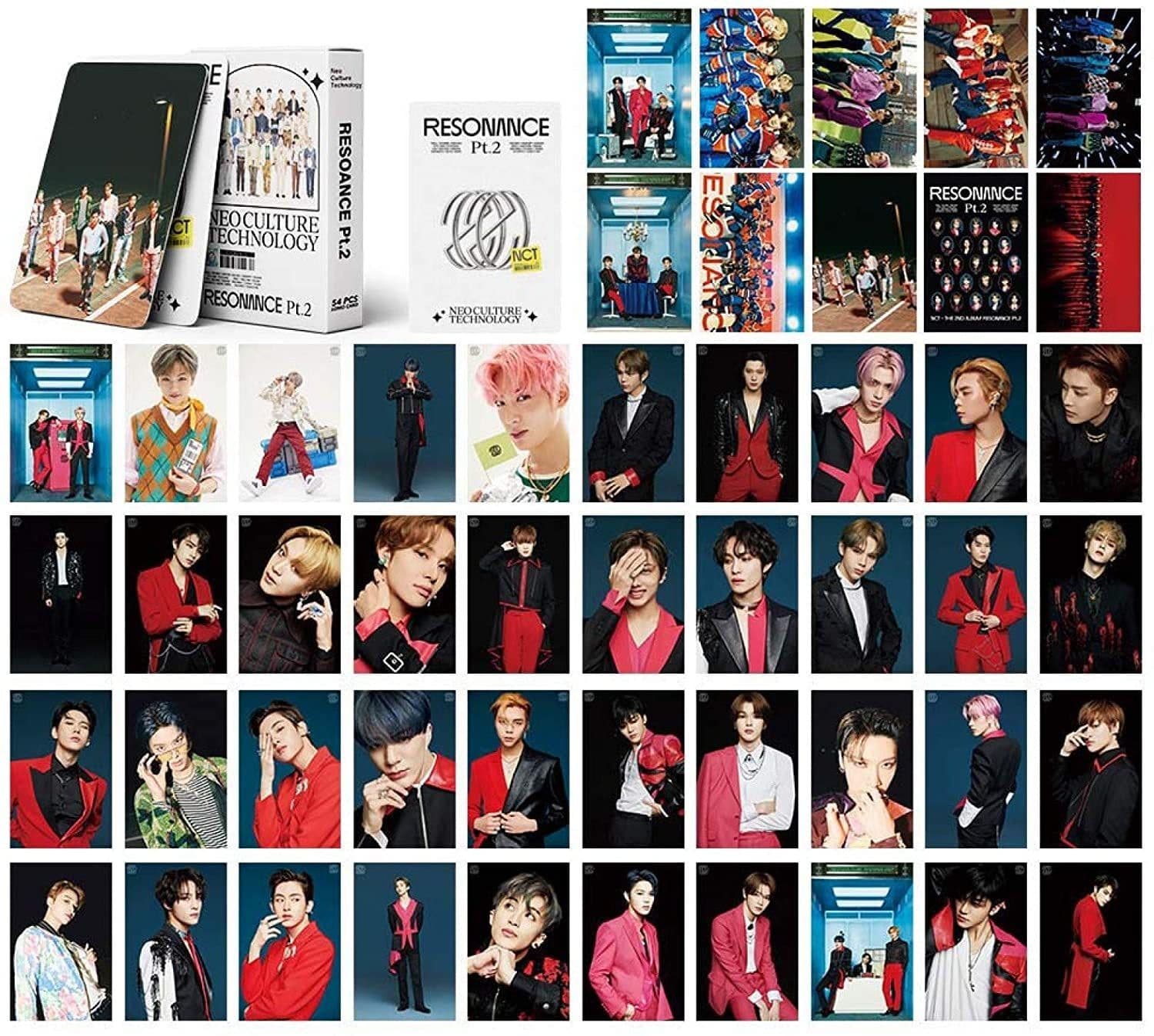 image-LOMO card 2021 cross-border Korean combination GOT7 STRAYKIDS TWICE NCT127 BE 54