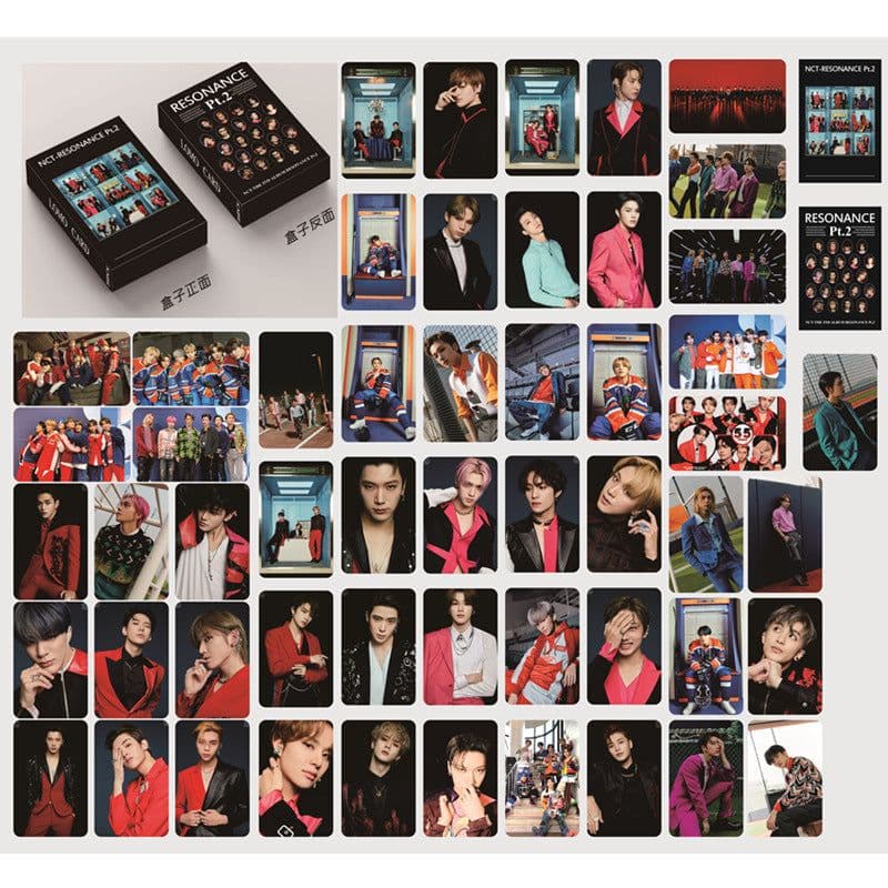 image-LOMO card 2021 cross-border Korean combination GOT7 STRAYKIDS TWICE NCT127 BE 54