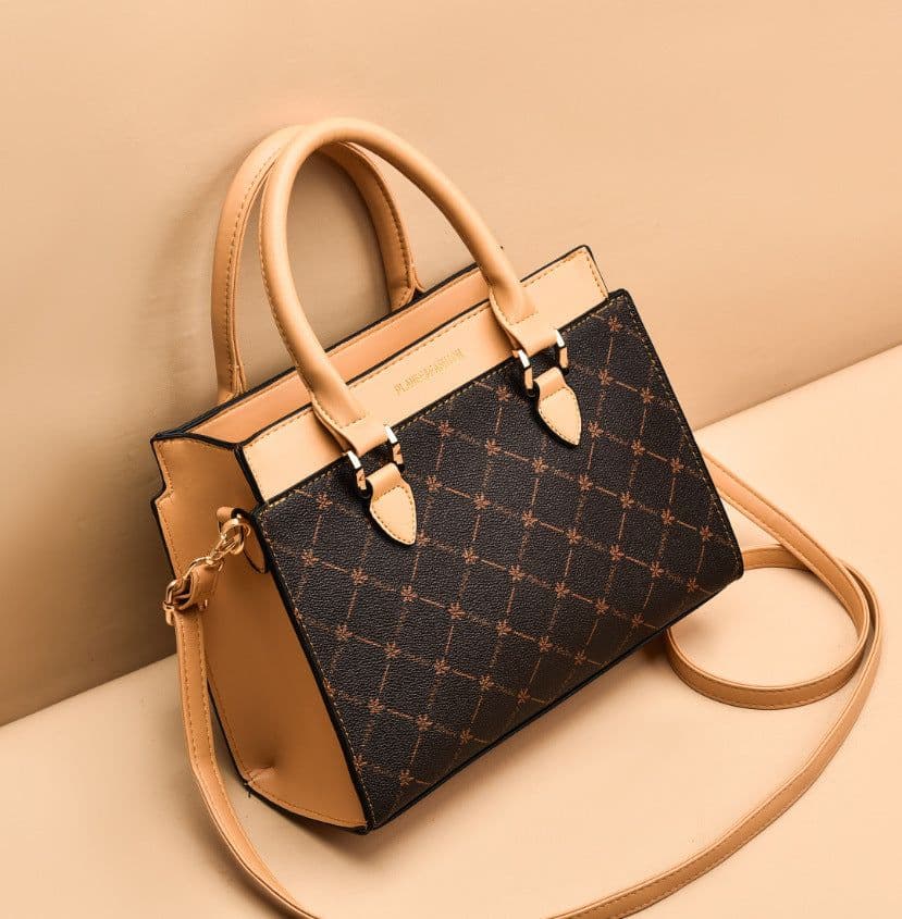 image-Handbag female bag 2021 new middle-aged lady bag fashionable atmosphere large-capacity messenger mother bag delivery