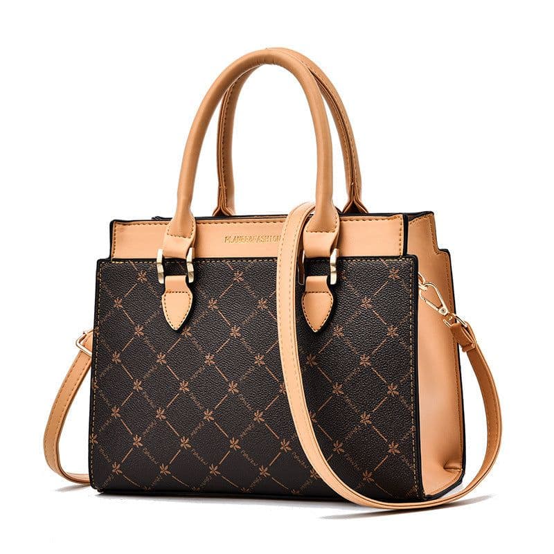 image-Handbag female bag 2021 new middle-aged lady bag fashionable atmosphere large-capacity messenger mother bag delivery