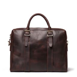 image-Foreign trade cross-border hot style male crazy horse leather handbag leather large-capacity computer bag cowhide shoulder diagonal briefcase