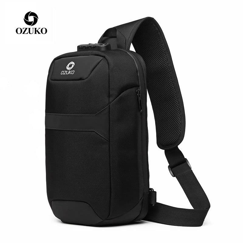 image-ozuko new usb chest bag men's anti-theft chest bag waterproof oxford cloth men's bag shoulder messenger bag men