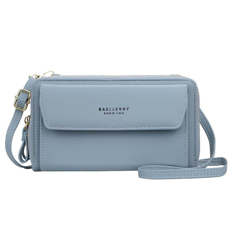 image-Ms. baellerry messenger bag Korean summer fashion shoulder bag wild large-capacity double zipper mobile phone bag