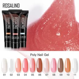 image-Amazon 6PCS extension gel package nail crystal extension fluid set phototherapy nail polish poly nailgel