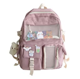 image-Korea ins cute small fresh cartoon school bag Japanese college students large capacity backpack campus backpack