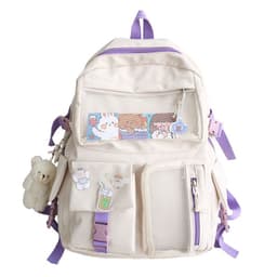 image-Korea ins cute small fresh cartoon school bag Japanese college students large capacity backpack campus backpack