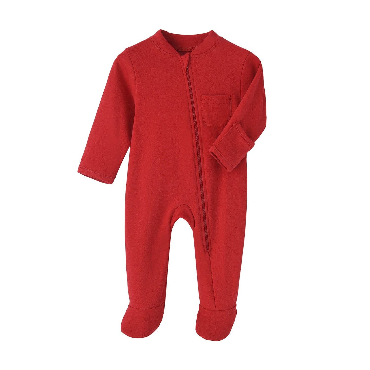 image-Baby Onesies Spring and Autumn Zipper Long Climb Newborn Clothes Long Sleeve Baby Onesies Baby Clothes Rompers