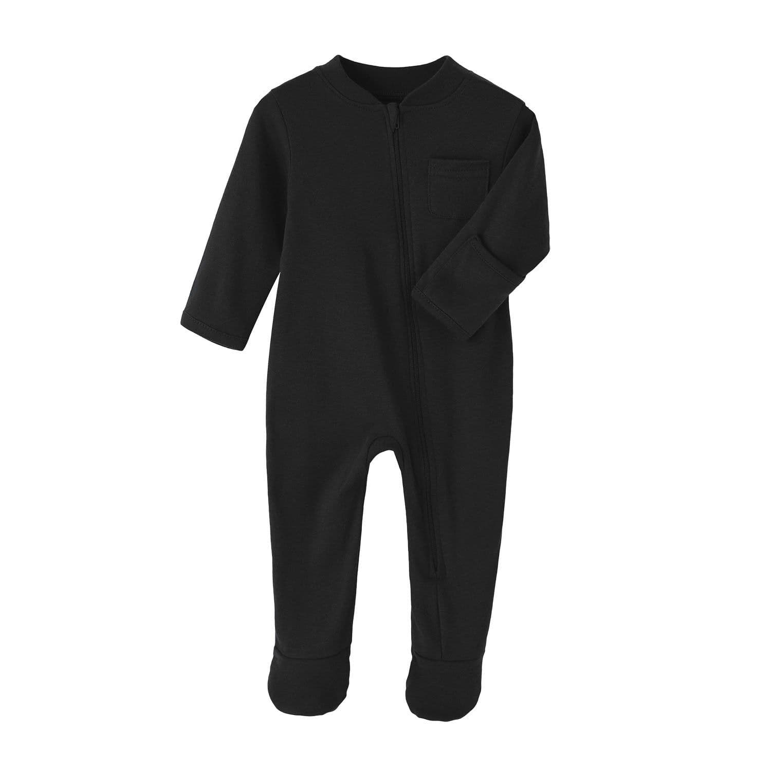 image-Baby Onesies Spring and Autumn Zipper Long Climb Newborn Clothes Long Sleeve Baby Onesies Baby Clothes Rompers