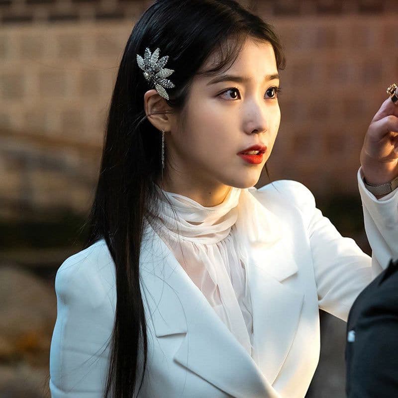 image-iu Deluna Hotel The same paragraph Deluna Hair Accessories Hairpin Hairpin Hairpin Hairpin Hairpin Hairpin Tassel Earrings Silver Needle