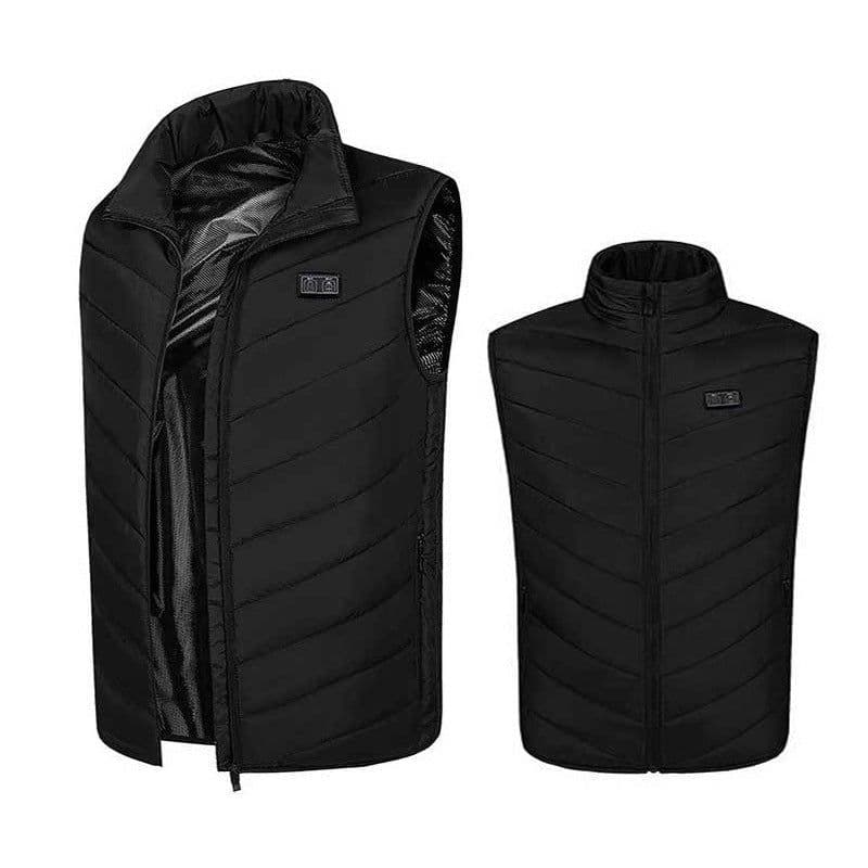 image-Dual-control 5-981 Zone 9 Smart heating vest heating clothing vest for men and women heating cotton vest jacket