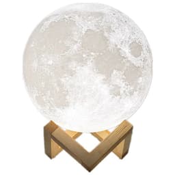 image-New 3D printing moon light bluetooth speaker custom remote control, pat small night light, birthday and Christmas creative gifts