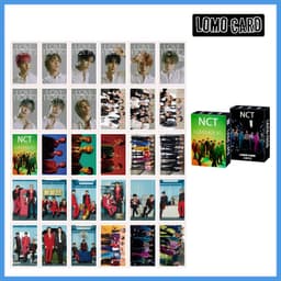 image-Treasure 30 boxed BTS LOMO cards NCT ENHYPEN IU TXT EXO greeting cards