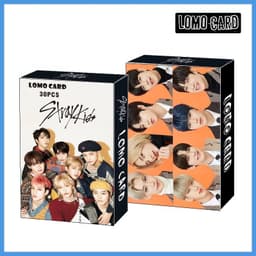 image-Treasure 30 boxed BTS LOMO cards NCT ENHYPEN IU TXT EXO greeting cards