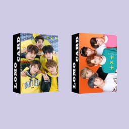 image-Treasure 30 boxed BTS LOMO cards NCT ENHYPEN IU TXT EXO greeting cards