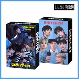 image-Treasure 30 boxed BTS LOMO cards NCT ENHYPEN IU TXT EXO greeting cards