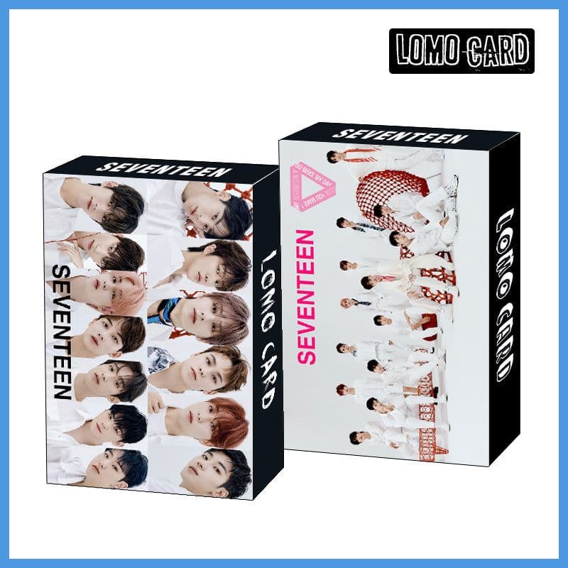 image-Treasure 30 boxed BTS LOMO cards NCT ENHYPEN IU TXT EXO greeting cards