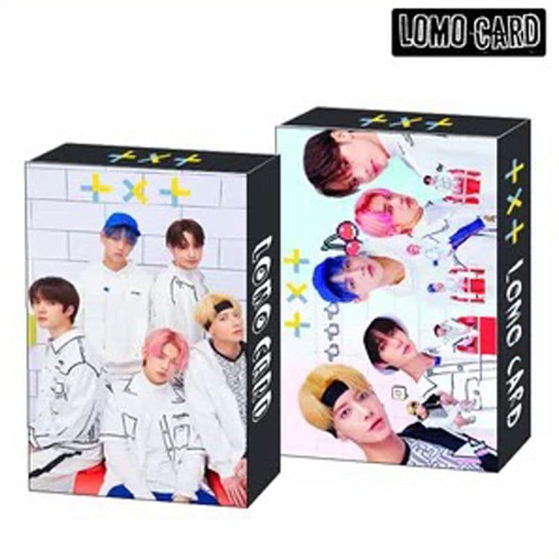 image-Treasure 30 boxed BTS LOMO cards NCT ENHYPEN IU TXT EXO greeting cards