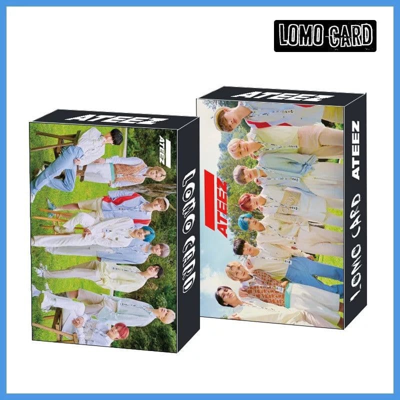 image-Treasure 30 boxed BTS LOMO cards NCT ENHYPEN IU TXT EXO greeting cards