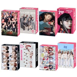 image-Treasure 30 boxed BTS LOMO cards NCT ENHYPEN IU TXT EXO greeting cards